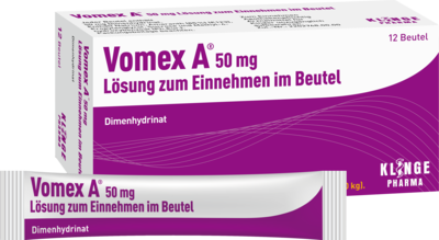 VOMEX A 50 mg Lsg.z.Einnehmen im Beutel